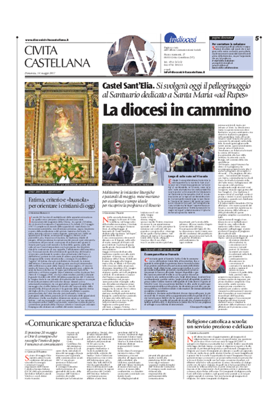 Avvenire - pagina diocesana del 14/05/2017